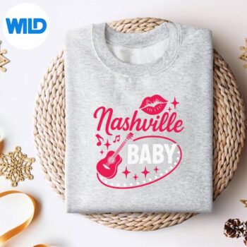 NashvilleBabyRetroMusicGirlsTripMatchingsweater 1