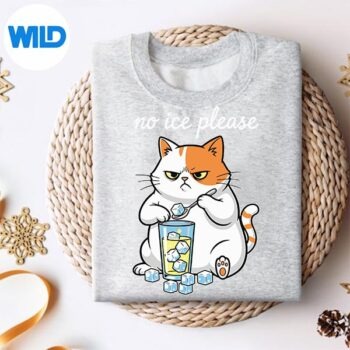 No Ice Please Cat Meme SVG PNG Download 4 NoIcePleaseCatMemesweater