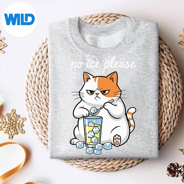 No Ice Please Cat Meme SVG PNG Download 2 No Ice Please Cat Meme SVG PNG Download - Image 2
