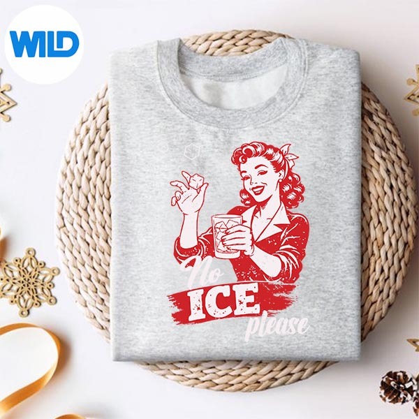 No Ice Please Meme Vintage SVG Cut File 2 No Ice Please Meme Vintage SVG Cut File - Image 2