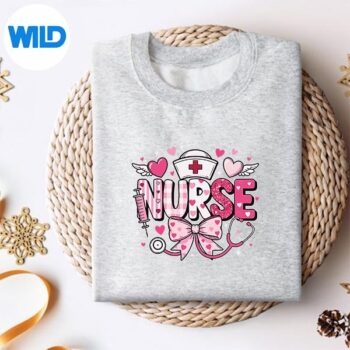 NurseValentinesDayCuteStethoscopeRnNursingLifesweater