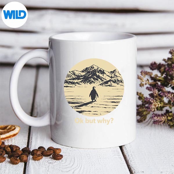 Ok But Why Penguin Head Towards The Mountains Penguins SVG PNG 3 Ok But Why Penguin Head Towards The Mountains Penguins SVG PNG - Image 3