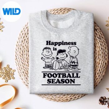 PeanutsHappinessIsFootballSeasonsweater