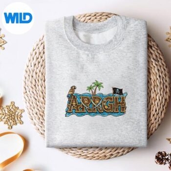 PirateArrghFlagParrotJollyRogerCutesweater