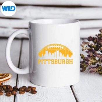 PittsburghRetroSteelersFootballTeamPennsylvaniaSkylineSportsmug