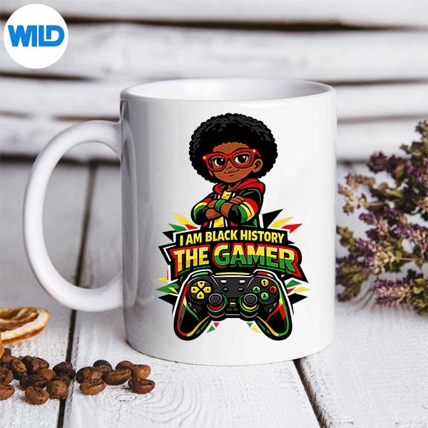 Proud African American Gamer Im Black History Month Funny SVG PNG Digital Design 3 Proud African American Gamer Im Black History Month Funny SVG PNG Digital Design - Image 3
