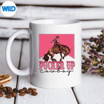 PuckerUpCowValentineWesternLoveMessagemug