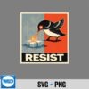 Resist Bird Against Ice Vintage Style SVG PNG Cut File 7 ResistBirdAgainstIceVintageStyle