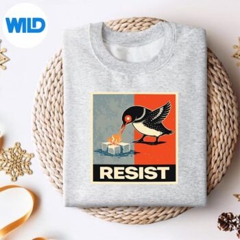 ResistBirdAgainstIceVintageStylesweater