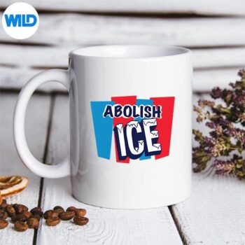 Retro Abolish Ice Pro Immigration Rights Refugees Design for Cricut 5 RetroAbolishIceProImmigrationRightsRefugeesmug