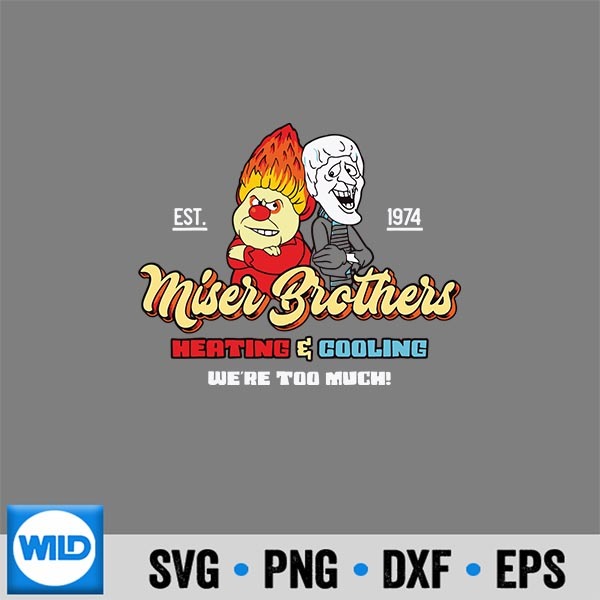 Retro Brothers Heating Cooling Olides Christmas SVG PNG Download 1 Retro Brothers Heating Cooling Olides Christmas SVG PNG Download