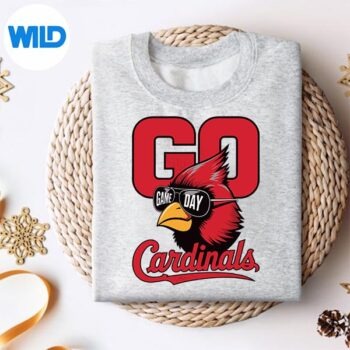 RetroGoCardinalsGameDayForGirlsweater