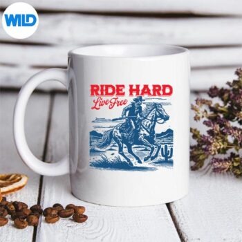 Ride Hard Live Free Vintage Western Cow Wild West Digital Download 5 RideHardLiveFreeVintageWesternCowWildWestmug