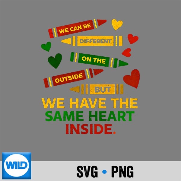 Same Heart Black History Month African American SVG PNG Cut File 1 Same Heart Black History Month African American SVG PNG Cut File