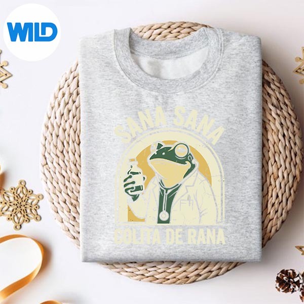 Sana Sana Colita De Rana Frog Doctor SVG PNG Cut File 2 Sana Sana Colita De Rana Frog Doctor SVG PNG Cut File - Image 2