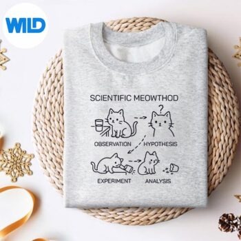 ScientificMeowthodScienceCatTeacherStudentCoolsweater