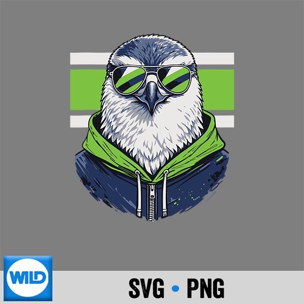 Seahawk Bird Navy Green Team Colors Cool Sunglasses Silhouette SVG PNG Cut File 1 Seahawk Bird Navy Green Team Colors Cool Sunglasses Silhouette SVG PNG Cut File