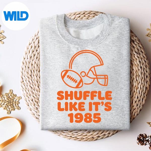 Shuffle Like Its 1985 Retro Football Helmet Fan SVG PNG Cut File 2 Shuffle Like Its 1985 Retro Football Helmet Fan SVG PNG Cut File - Image 2
