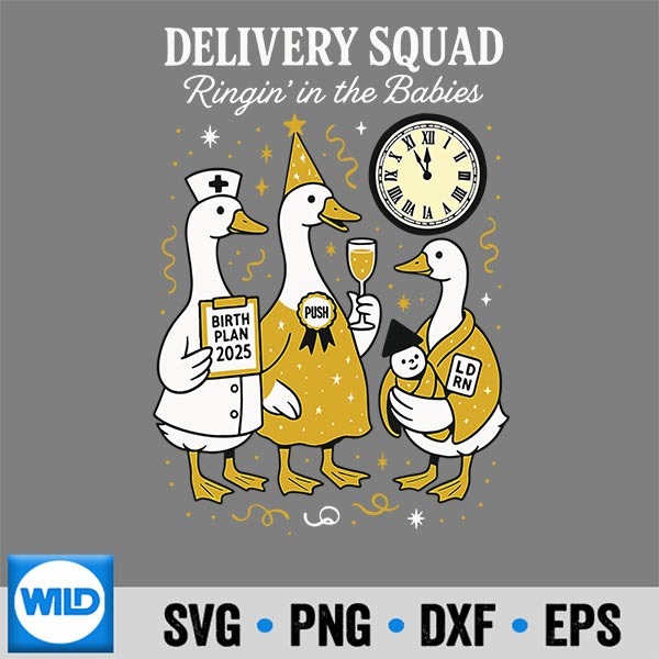 Silly Goose Labor And Delivery Nurse New Year Digital Download 1 Silly Goose Labor And Delivery Nurse New Year Digital Download