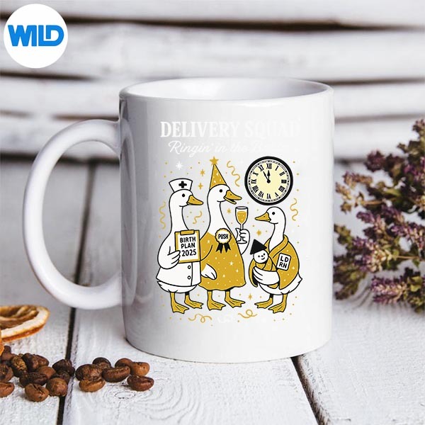 Silly Goose Labor And Delivery Nurse New Year Digital Download 3 Silly Goose Labor And Delivery Nurse New Year Digital Download - Image 3