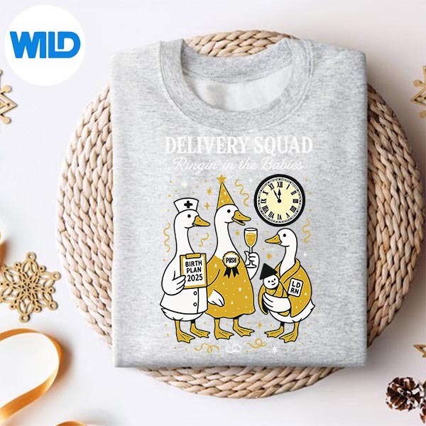 Silly Goose Labor And Delivery Nurse New Year Digital Download 2 Silly Goose Labor And Delivery Nurse New Year Digital Download - Image 2