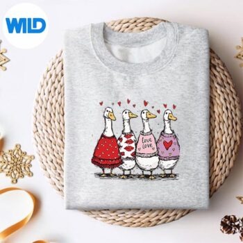 SillyGooseValentineTrendyValentinesDaysweater