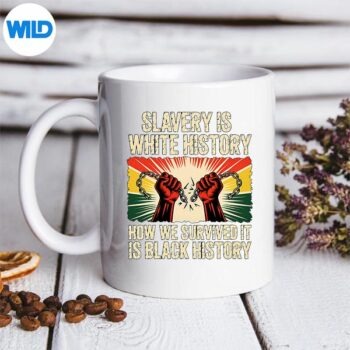 SlaveryIsWhiteHistoryBlackHistoryMonthAfroAmericanmug