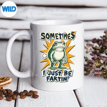 SometimesIJustBeFartinFrogDiyCollagePostermug