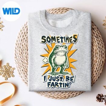 SometimesIJustBeFartinFrogDiyCollagePostersweater