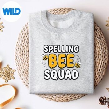 Spelling Bee Squad Teacher Student Team Vector Design 4 SpellingBeeSquadTeacherStudentTeamsweater