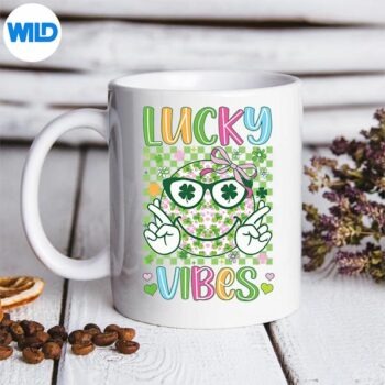 St Patricks Day Lucky Vibes Shamrock Girls Irish SVG Cut File 5 StPatricksDayLuckyVibesShamrockGirlsIrishmug