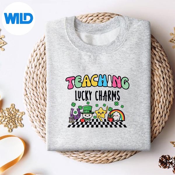 St Patricks Day Teaching Lucky Charms Saint Paddys Teacher Cut File 2 St Patricks Day Teaching Lucky Charms Saint Paddys Teacher Cut File - Image 2