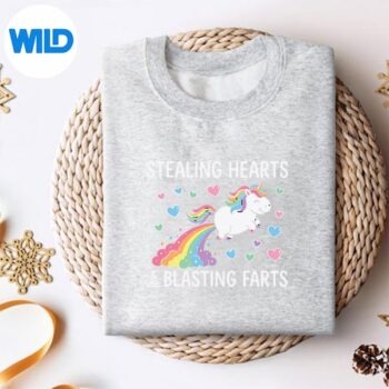 StealingHeartsBlastingFartsToddlerUnicornRainbowsweater