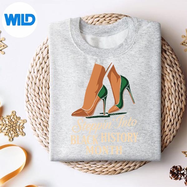 Steppin Into Black History Month Classy High Heels Attitude Silhouette SVG PNG 2 Steppin Into Black History Month Classy High Heels Attitude Silhouette SVG PNG - Image 2