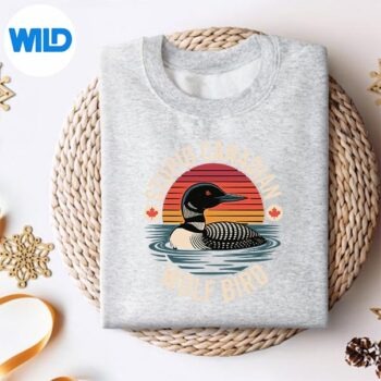 Stupid Canadian Wolf Bird Lover Loon Humor Digital Download 4 StupidCanadianWolfBirdLoverLoonHumorsweater