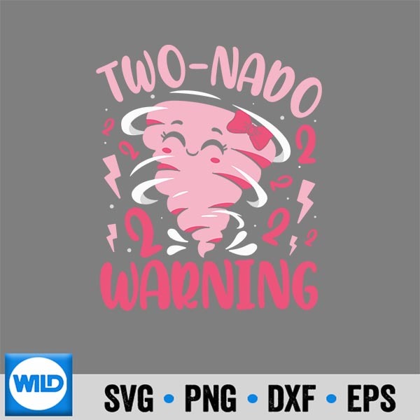 Twonado Warning 2nd Pink Tornado SVG PNG 1 Twonado Warning 2nd Pink Tornado SVG PNG