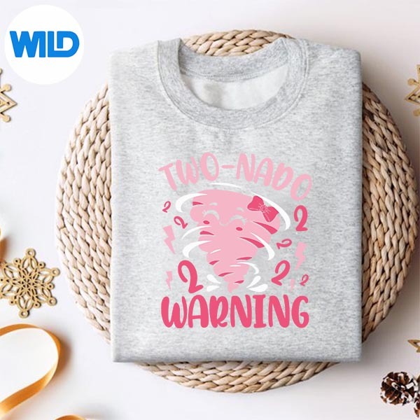 Twonado Warning 2nd Pink Tornado SVG PNG 2 Twonado Warning 2nd Pink Tornado SVG PNG - Image 2