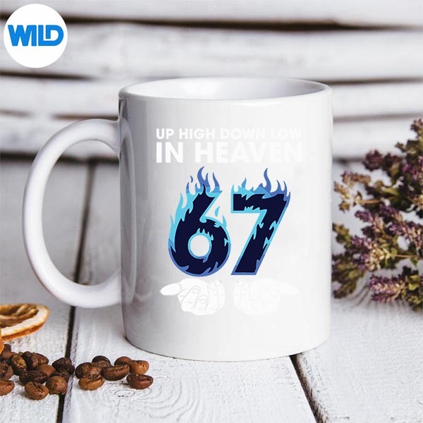 Up High Down Low In Heaven 67 Hands Meme 6 7 Six Seven Digital Download 3 Up High Down Low In Heaven 67 Hands Meme 6 7 Six Seven Digital Download - Image 3