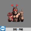 Valentines Day Bigfoot Heart Sasquatch SVG PNG 6 ValentinesDayBigfootHeartSasquatch