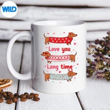 ValentinesXoxoDachshundWienerMomLovesYouLongTimemug