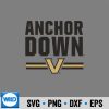 Vanderbilt Commodores Anchor Down Vintage SVG PNG Cut File 7 VanderbiltCommodoresAnchorDownVintage