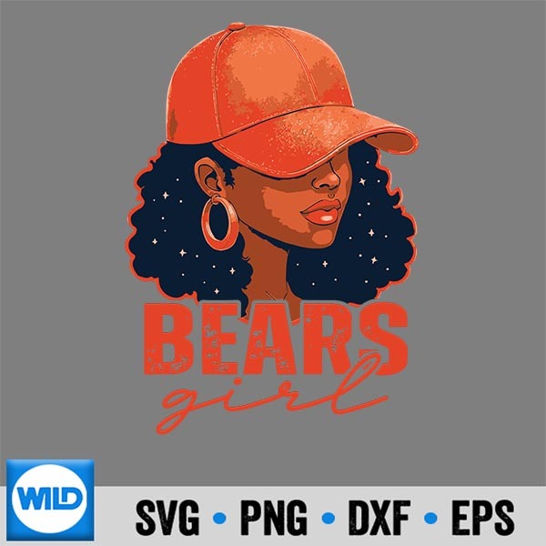 Vintage Bear Girl Black Sports Lover SVG PNG Digital Design 1 Vintage Bear Girl Black Sports Lover SVG PNG Digital Design
