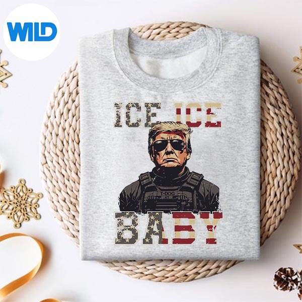 Vintage Ice Ice Baby Trump Digital Design 2 Vintage Ice Ice Baby Trump Digital Design - Image 2