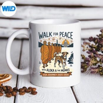 Walk For Peace Monks Dog Usa Journey Zen Silhouette SVG PNG 5 WalkForPeaceMonksDogUsaJourneyZenmug