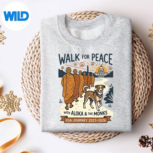 Walk For Peace Monks Dog Usa Journey Zen Silhouette SVG PNG 2 Walk For Peace Monks Dog Usa Journey Zen Silhouette SVG PNG - Image 2