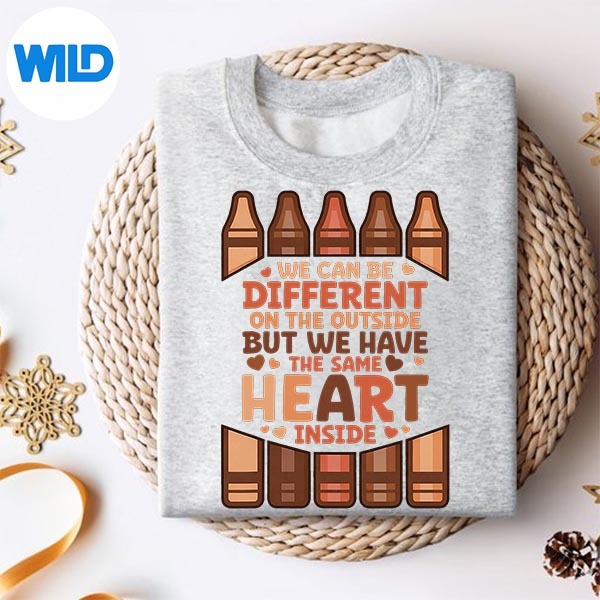 We Can Different On The Outside Black History Silhouette SVG PNG Cut File 2 We Can Different On The Outside Black History Silhouette SVG PNG Cut File - Image 2