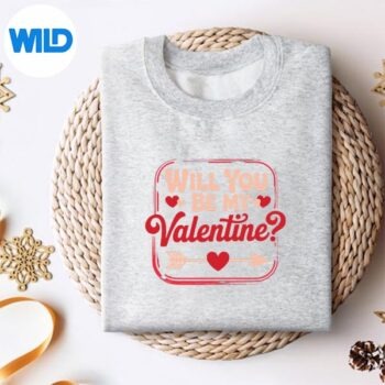 Will You Be My Valentine Valentines Day Silhouette SVG PNG 4 WillYouBeMyValentineValentinesDaysweater