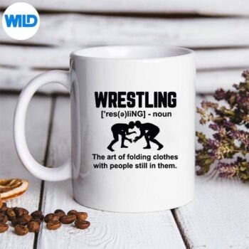 Wrestling Definition Wrestler Vintage Vector Design 5 WrestlingDefinitionWrestlerVintagemug