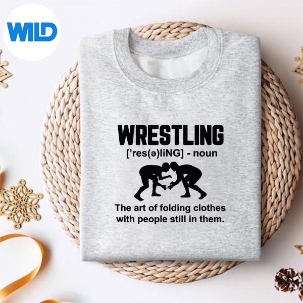 Wrestling Definition Wrestler Vintage Vector Design 2 Wrestling Definition Wrestler Vintage Vector Design - Image 2