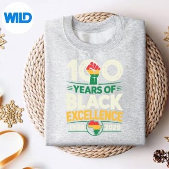 100YearsOfBlackExcellenceCentennialBlackHistoryMonthsweater